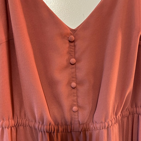 ASOS Pleated Spaghetti Strap Dress - US8 - Picture 3 of 3